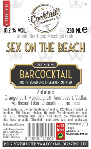Drink Sex on the Beach